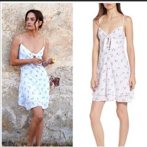 Rails August Red Cherries Dress in White